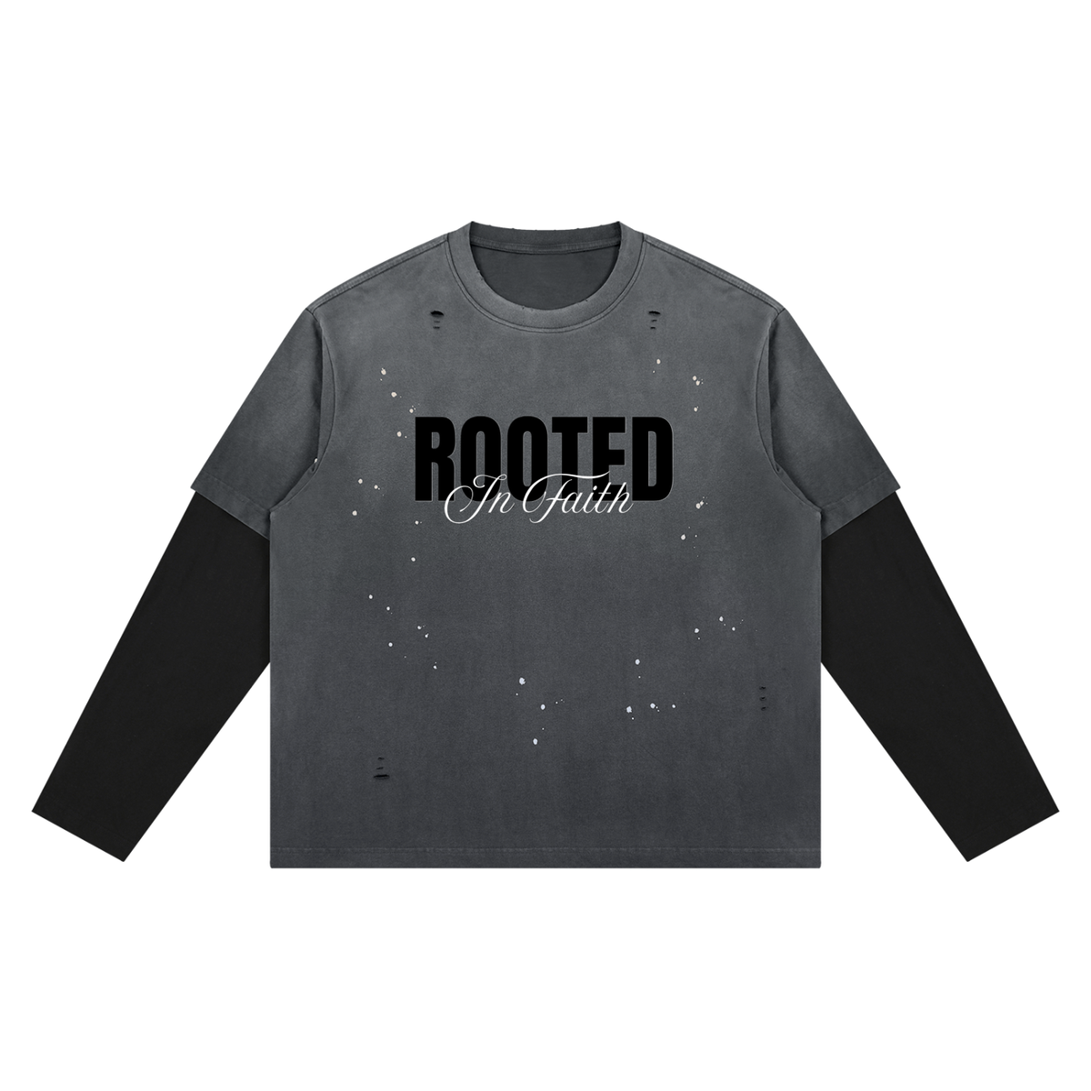 "Rooted in Faith" Layered Long Sleeve