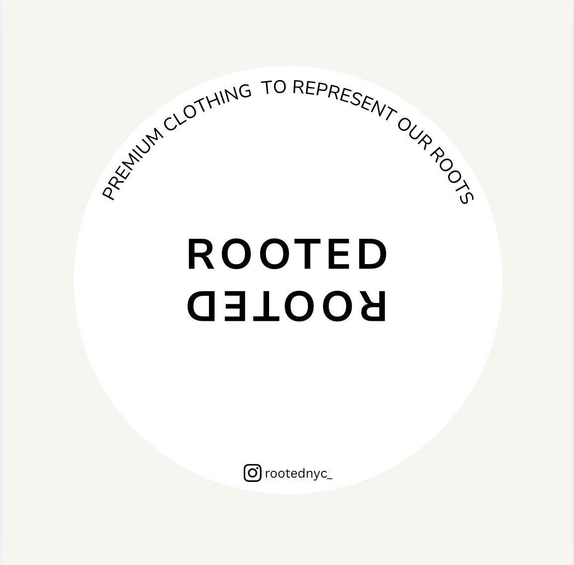 The "Rooted" Sticker